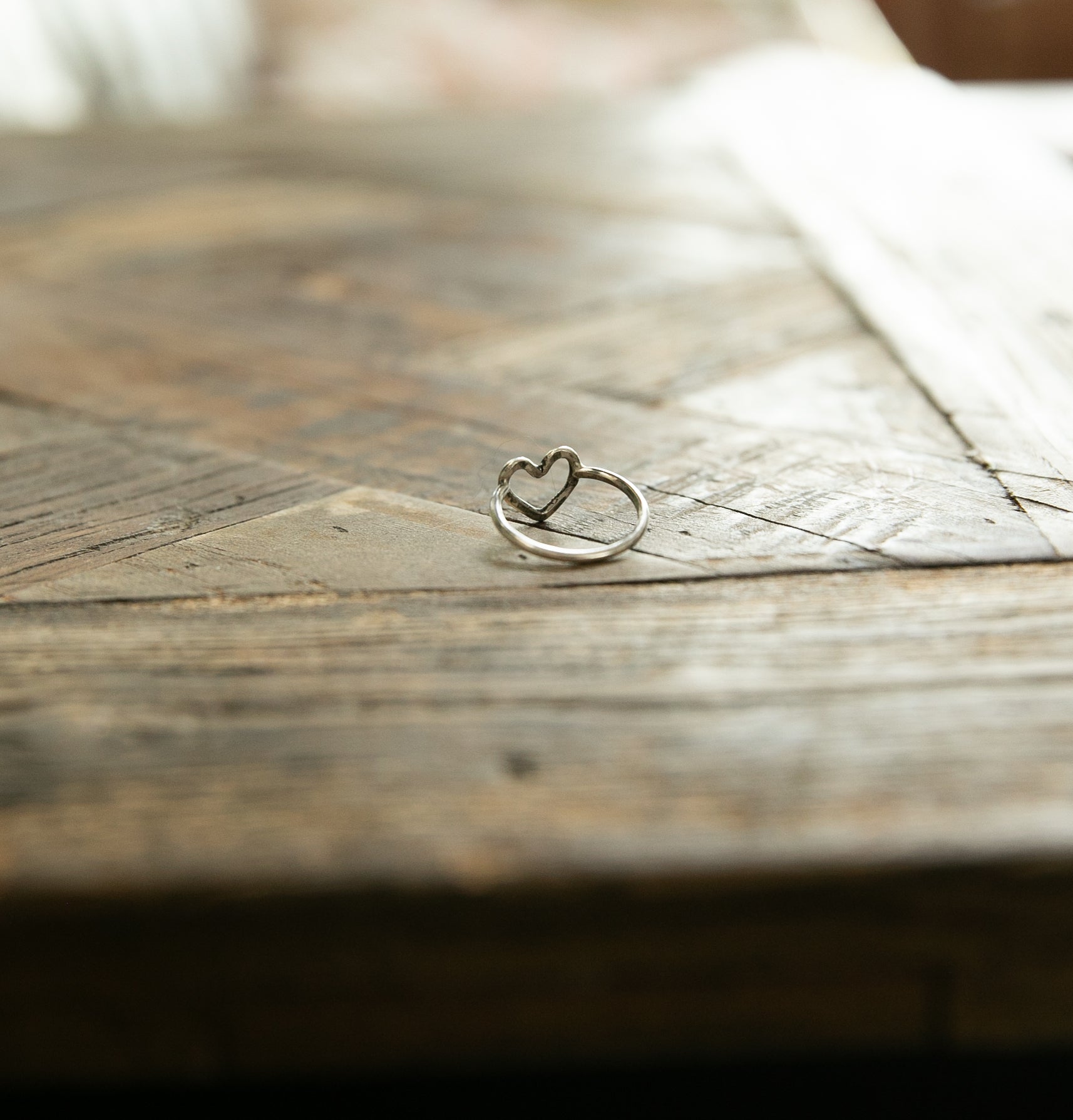 Silver Heart Ring