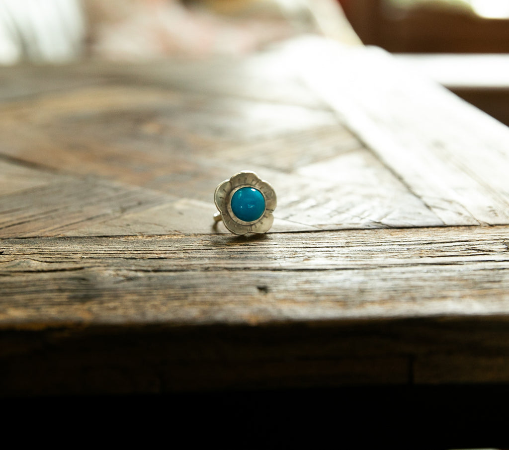 Turquoise Flower Ring