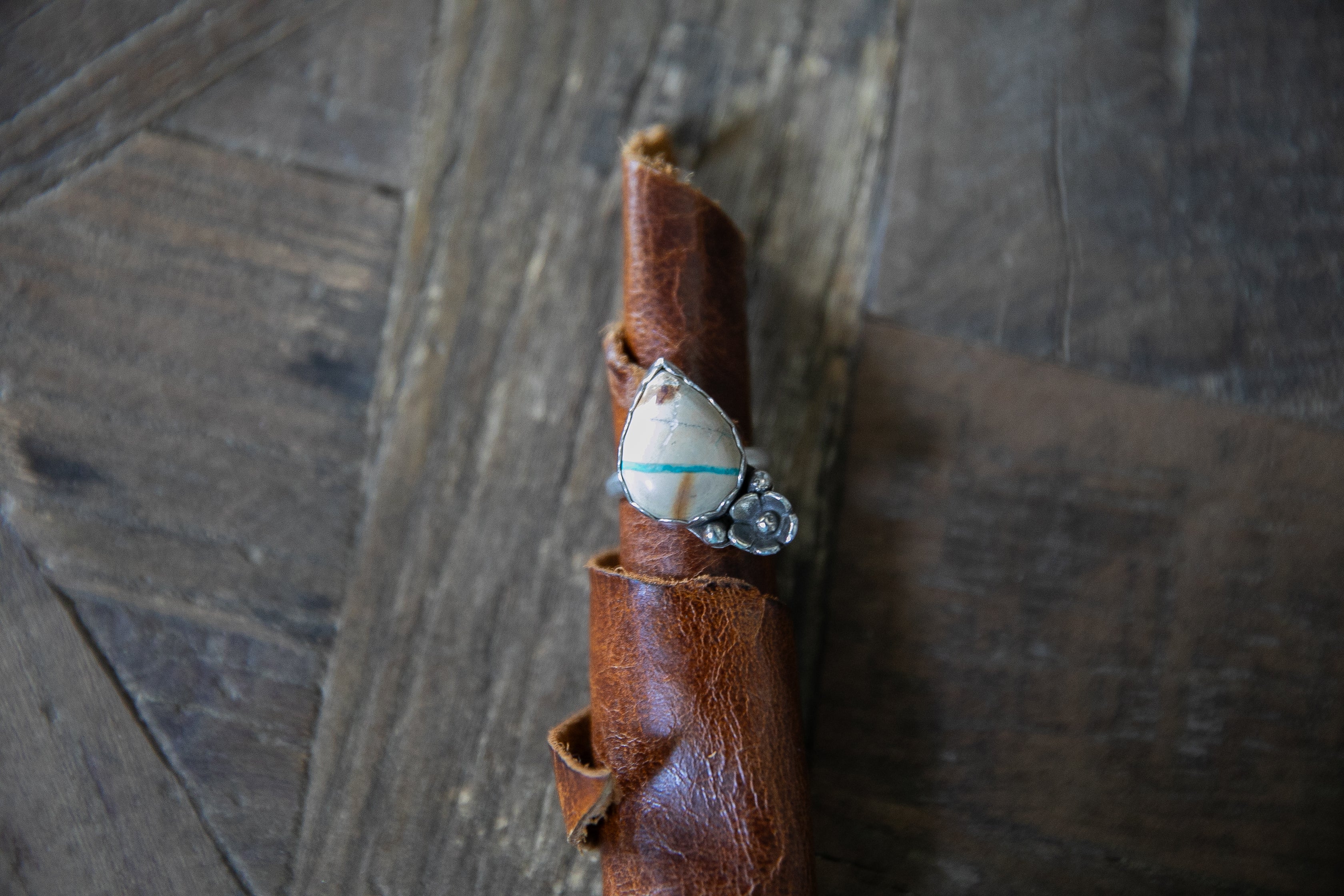 Royston Ribbon Flower Ring