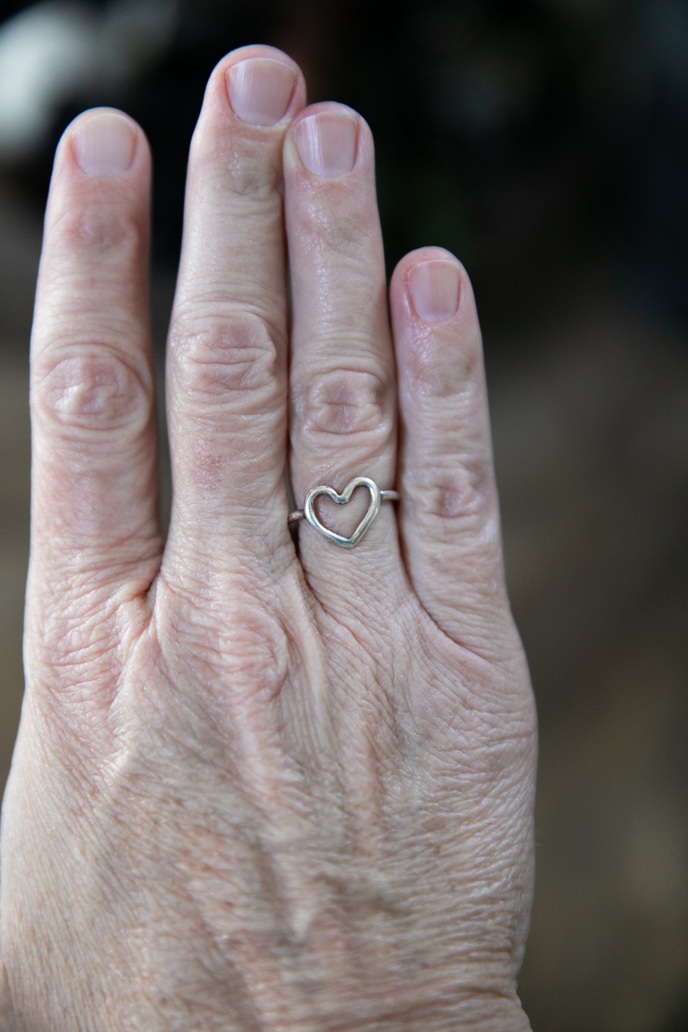 Silver Heart Ring