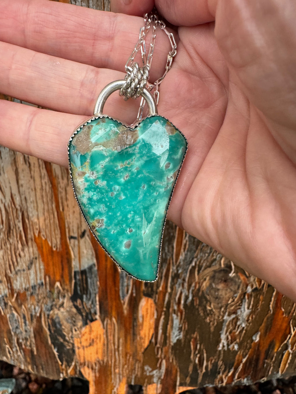 Royston turquoise pendant