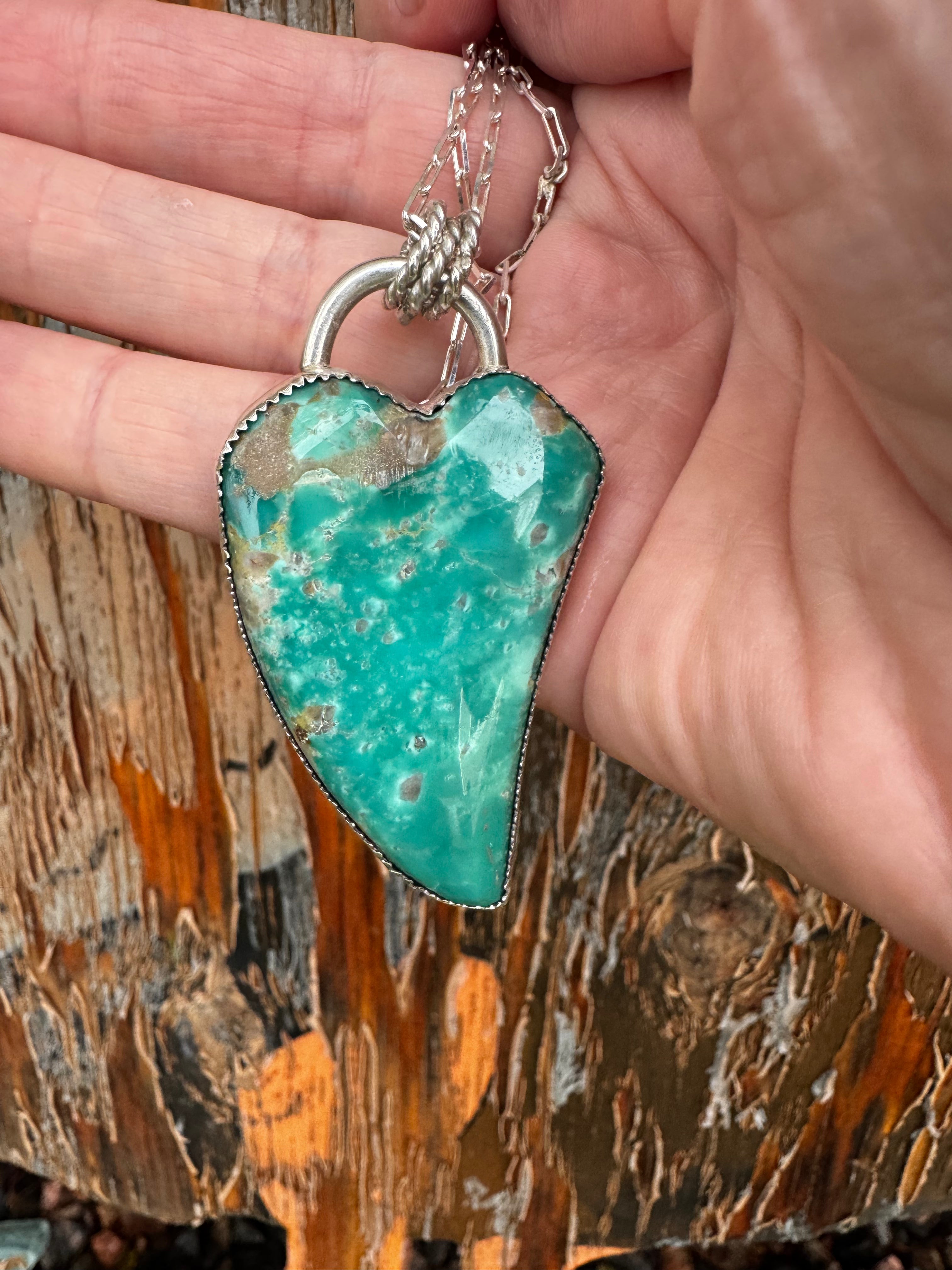 Royston turquoise pendant