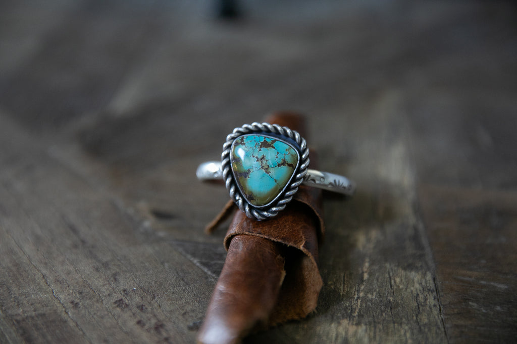 Hubei Turquoise Silver Cuff