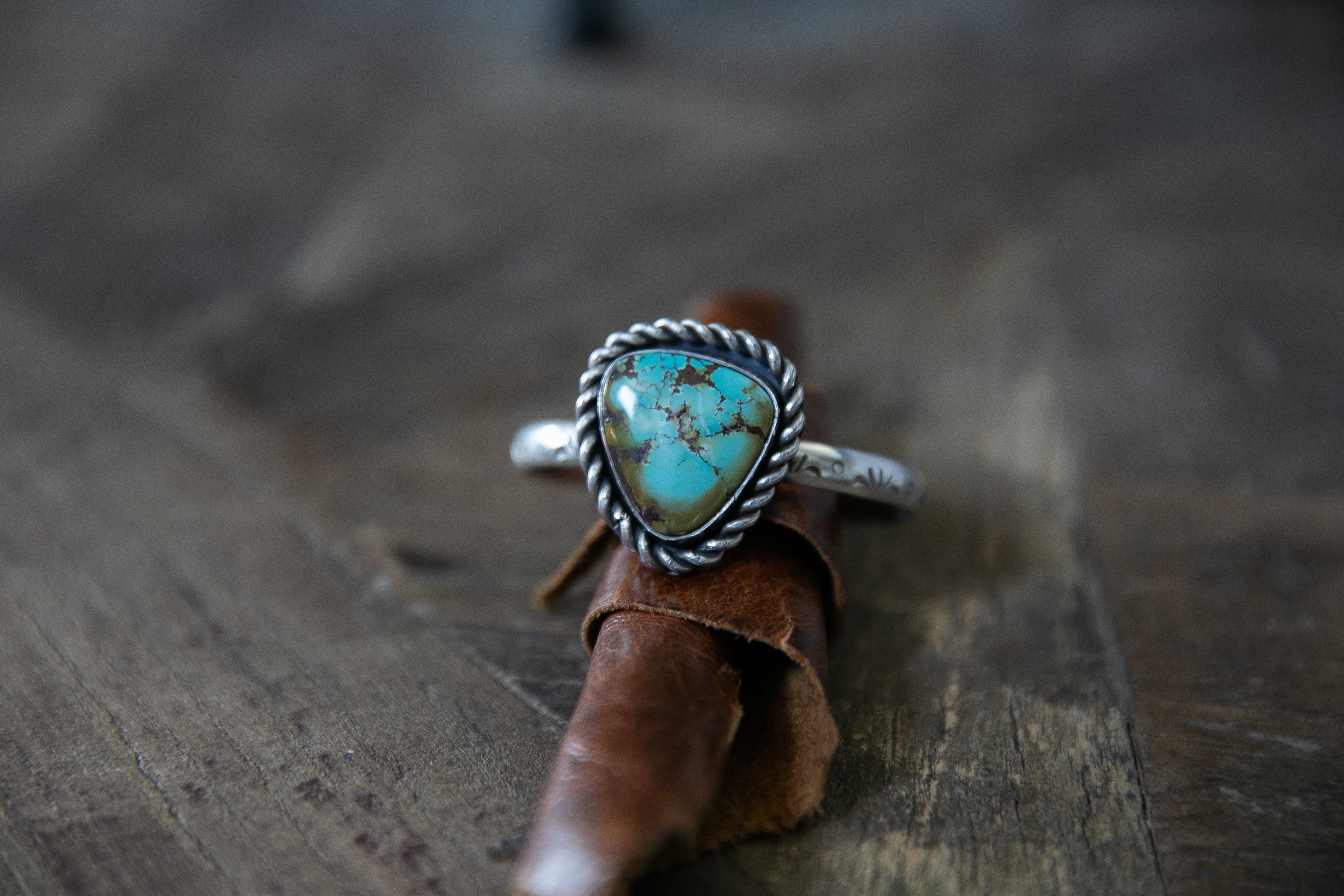 Hubei Turquoise Silver Cuff