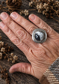 Dendritic Opal, with a natural flower plume